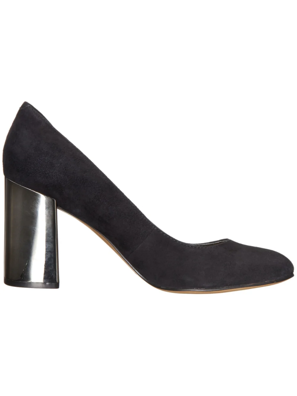 Mark Fisher Women’s Black Almond Toe Block Heel Pumps Size 7M
